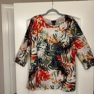 Multiples Beautiful Colorful Tunic Size XL